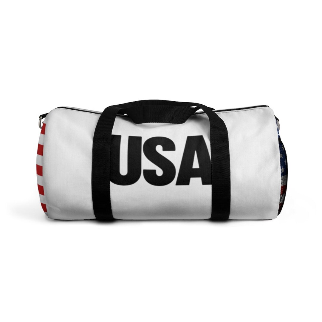 USA Duffel Bag USA Gifts USA Flag Weekend Bag Etsy