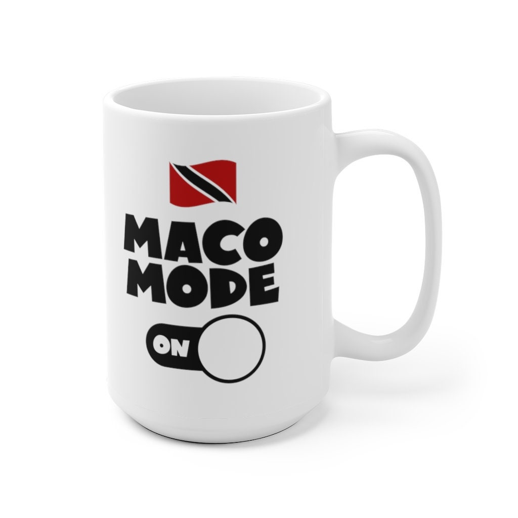 Trinidad and Tobago mug Trinidad gift Maco Mode on Funny White Etsy