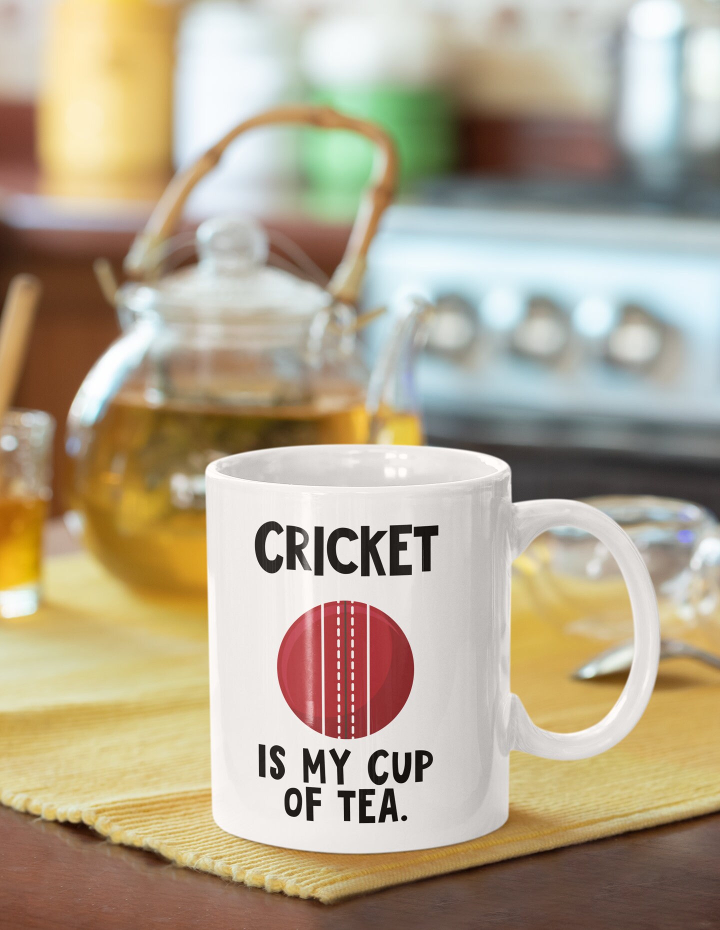 Cricket Gift Cricket is my cup of tea White Ceramic Mug Etsy