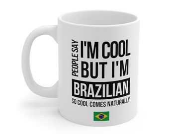 muggable Funny Gift For Sinuca Brasileira Lovers, White 11oz  Ceramic Mug - Education Is Important But Sinuca Brasileira Is Importanter :  Movies & TV