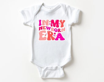 In my Newborn Era, Pink Baby Bodysuit, Onesie