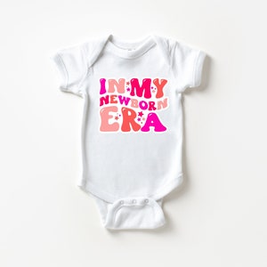 In my Newborn Era, Pink Baby Bodysuit, Onesie