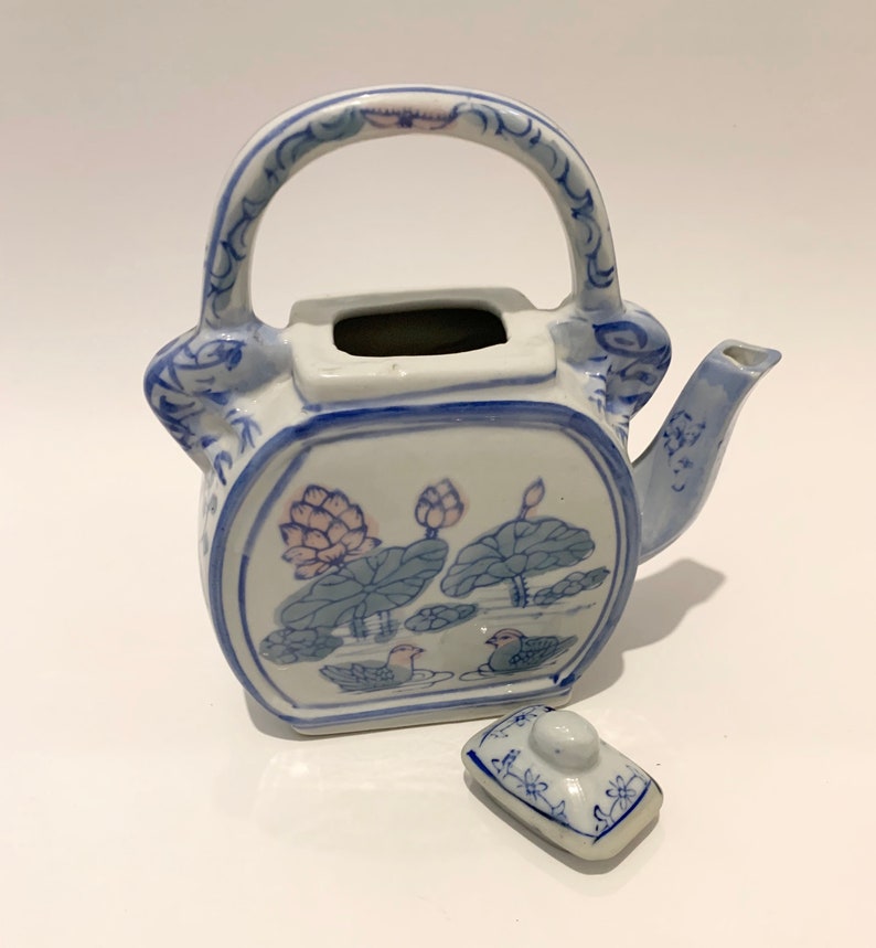 Vintage Again Teapot One Cup Teapot Vintage China Teapot Etsy