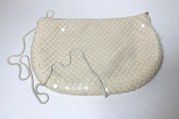 Vintage veneto chain link lucite shoulder bag - vi