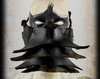 Post apocalyptic half mask - monster of the wasteland - warrior wastelander
