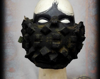 Post apocalyptic half mask - warrior mask - wasteland warrior - airsoft mask