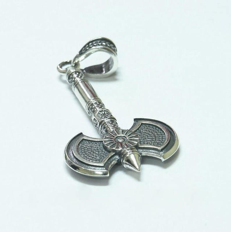 Perun/'s Axe Pendant Axe of Perun Amulet Sterling Silver