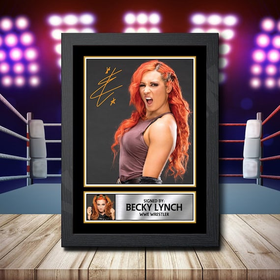 BECKY LYNCH WWE POSTER WRESTLING IMAGE PRINT A3 A4 SIZE