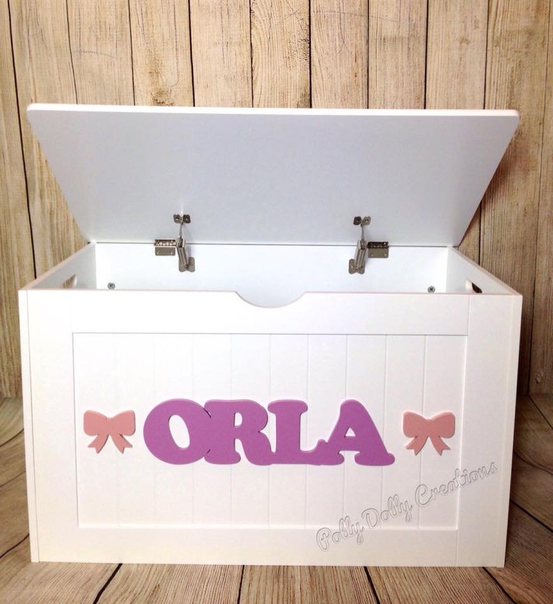 large toy box personalised