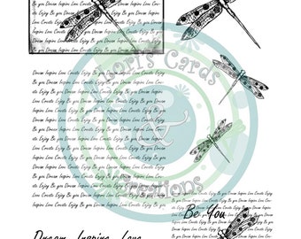 Dragonfly Dreams Digital Stamp set (Digital Download)
