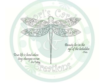 Art Nouveau Dragonfly