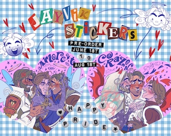 Sticker coeur Jayvik PRÉCOMMANDE
