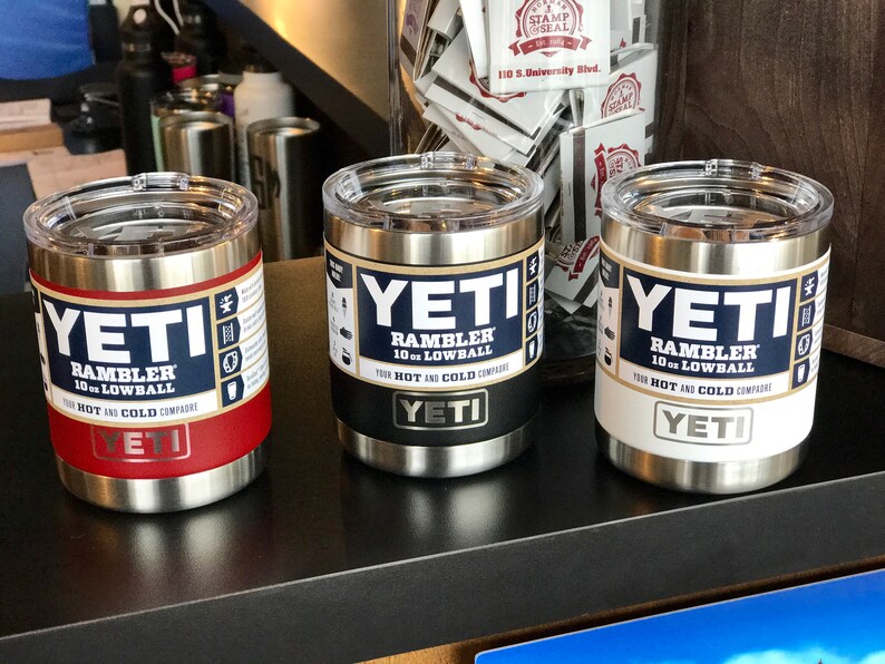 Personalized 10 Oz Yeti Rambler Lowball Etsy