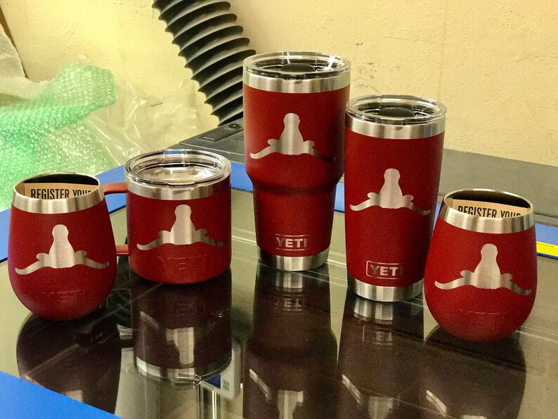 brick red yeti rambler