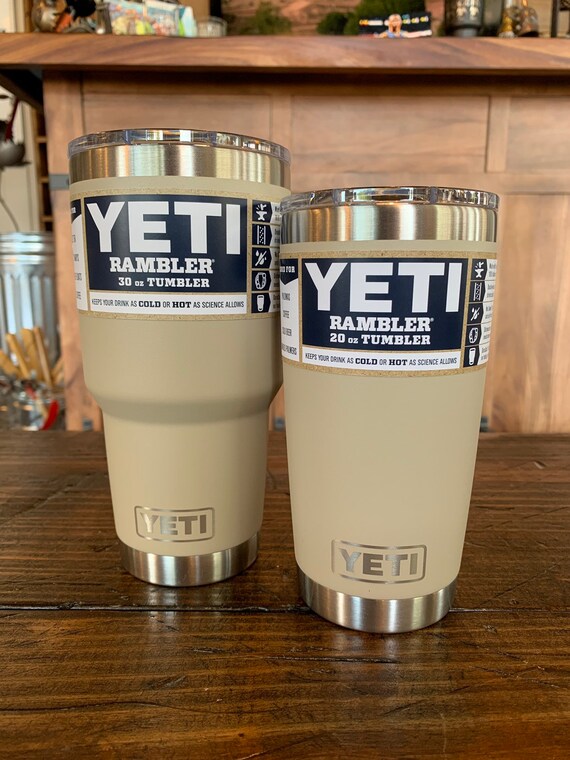 tan yeti tumbler