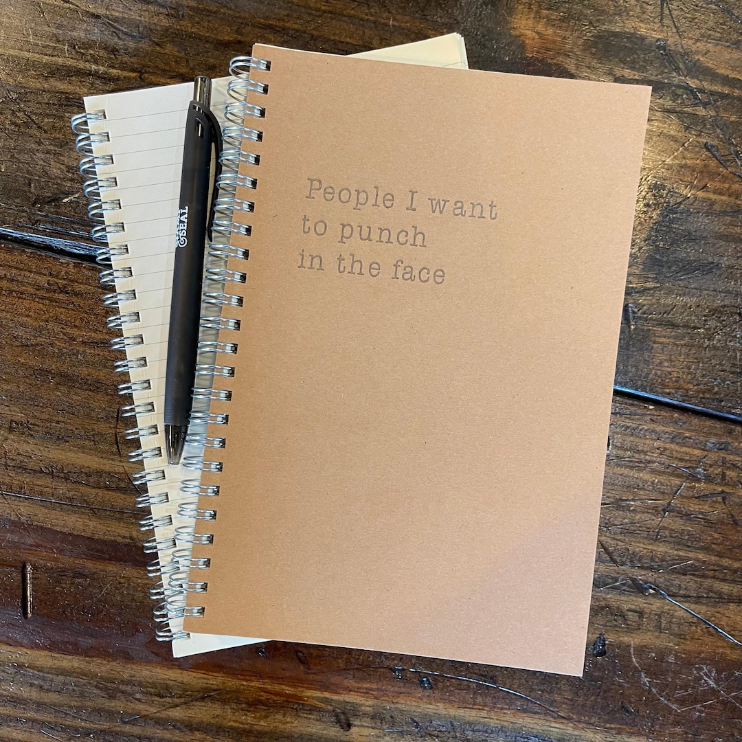 Notepad Journal Kraft Spiral Notebook, Lined Journal (5.5 X 8.3, Eco Friendly) - Etsy