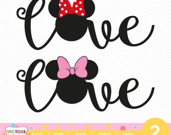 Download Minnie Mouse Ears Monogram SVG Minnie SVGs Monogram Font SVG
