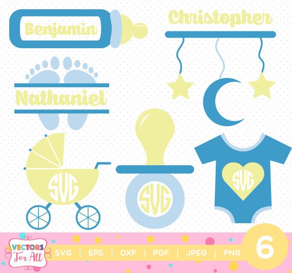 Download Items similar to New Born Baby Monogram SVG, New Born Baby ...