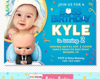 Boss baby Invitation, Boss baby Party, Boss baby Invite, Boss baby Birthday, Boss Baby Birthday Invitation, Boss Baby Movie Invite Printable