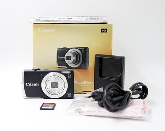 Canon Powershot A2600, Black, With Box - Vintage Digital Camera