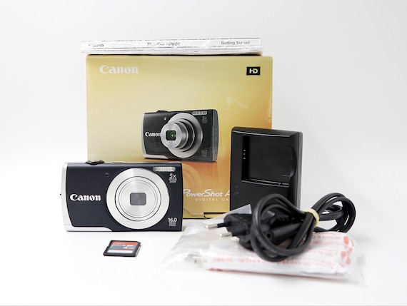 Canon Powershot A2600, Black, With Box - Vintage Digital Camera