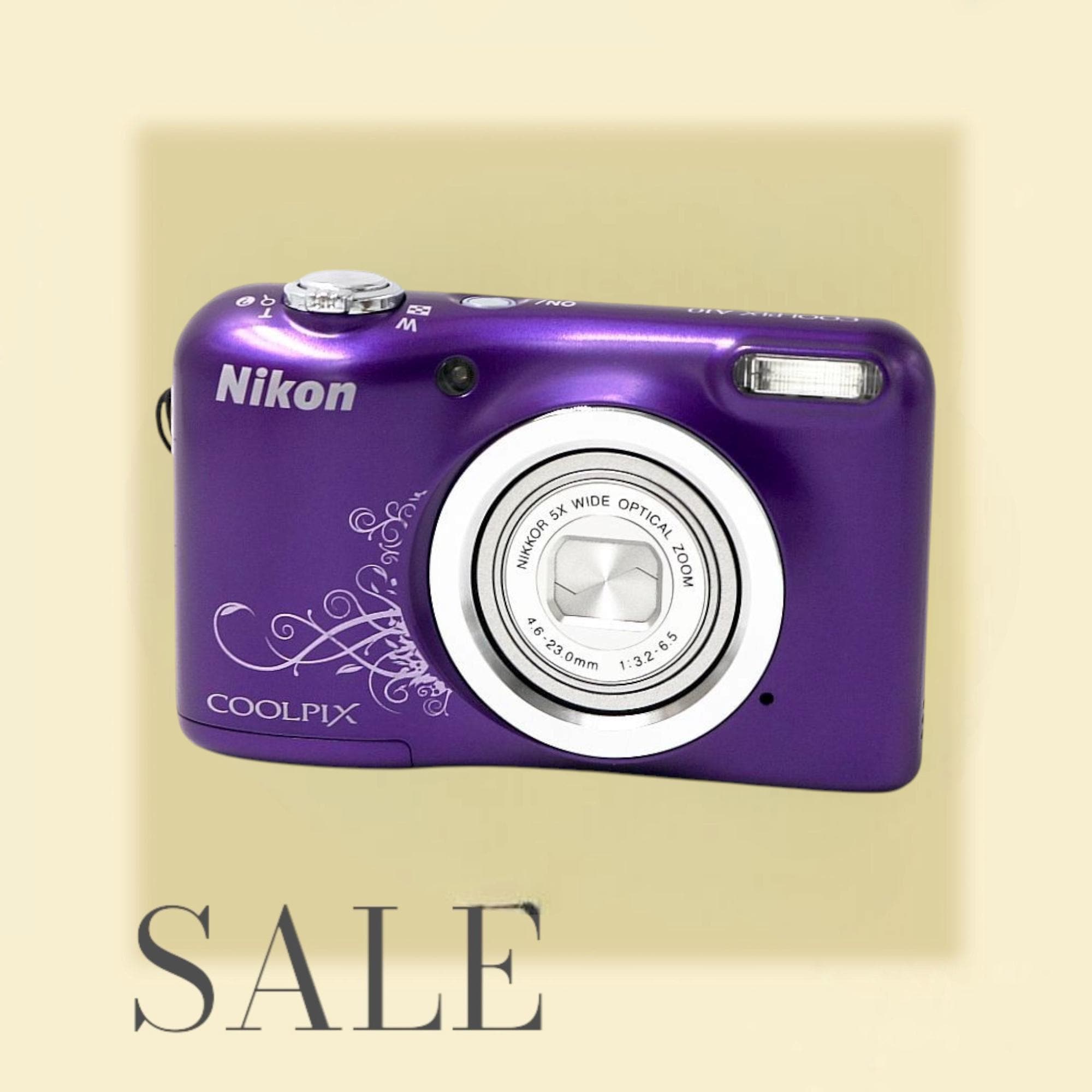 Nikon Coolpix A10 Purple - Vintage Digital Camera. Point and Shoot