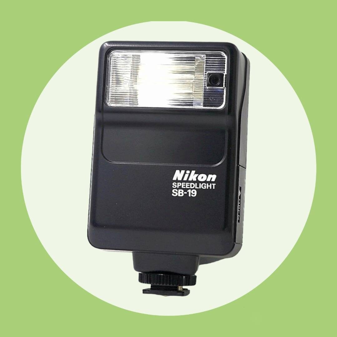Nikon Speedlight SB19 Vintage Flash Etsy