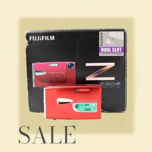 Fujifilm Finepix Z20fd Red With Box - Vintage Digital Camera