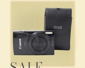 Canon Ixus 180 / PowerShot ELPH 190 is / ixy 190, glänzend schwarz mit WLAN – Vintage-Digitalkamera. Kompaktkamera. Getestet.