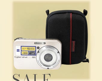 Sony Cyber-Shot DSC-N2 Gold Touchscreen - Silver Vintage Digital Camera. Tested