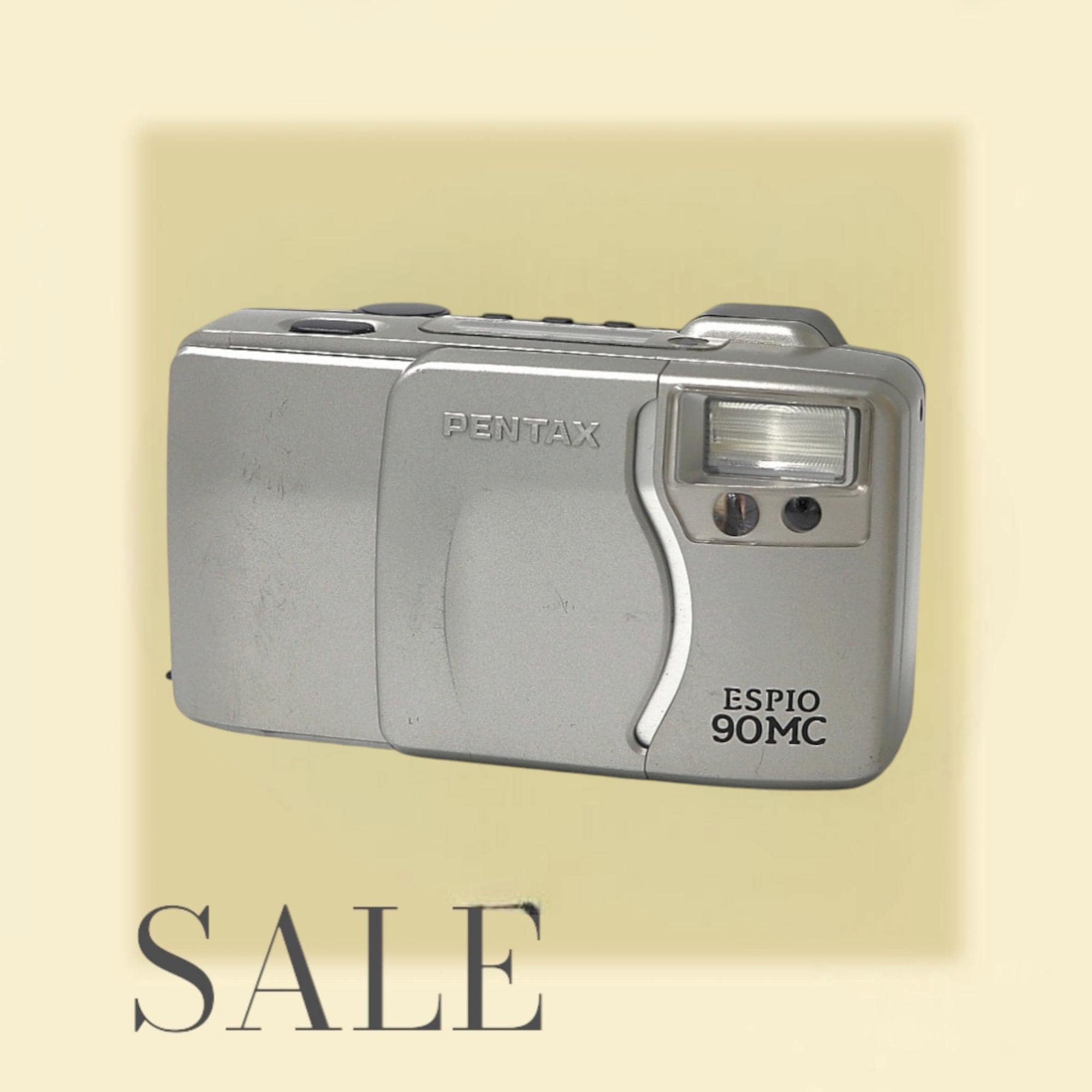 Pentax Espio 90 Mc - Working vintage film camera. 35mm point-and-shoot camera. Tested.