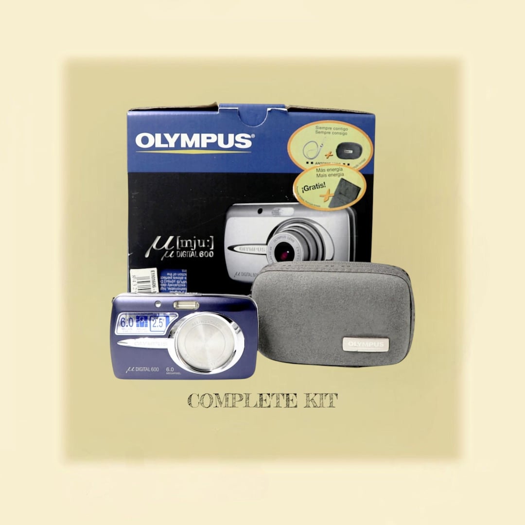 Olympus Mju Digital 600 Blue With Box / Olympus Stylus 600