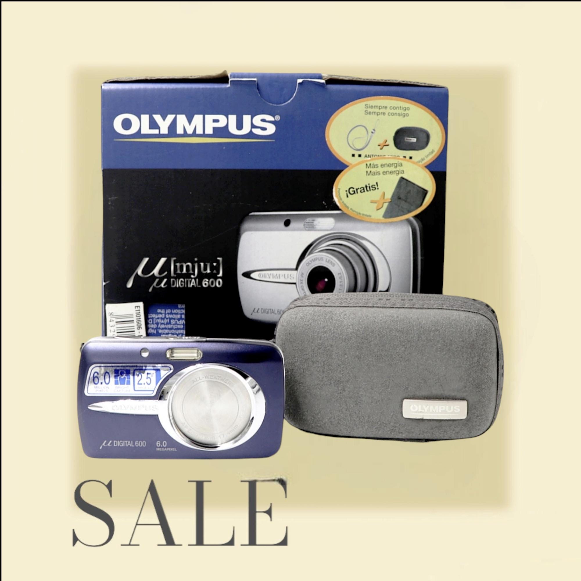 Olympus Mju Digital 600 Blue With Box / Olympus Stylus 600