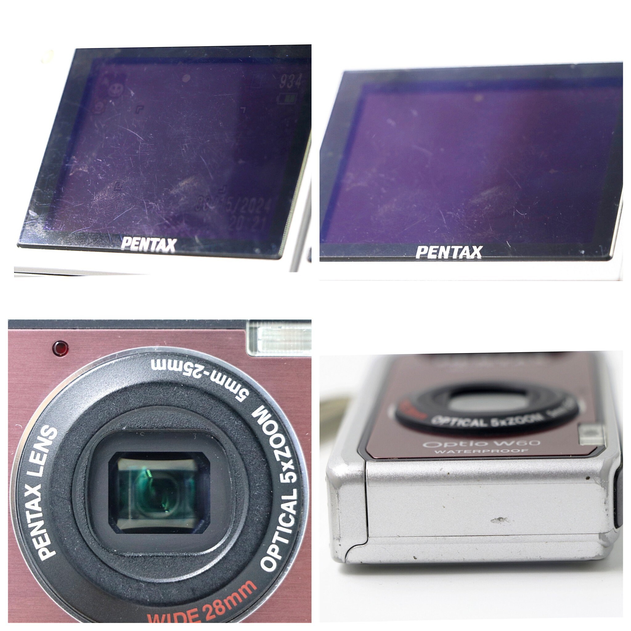 【オールドコンデジ】 PENTAX Optio W60 ブラウン オールドコンデジ】 PENTAX Optio W60 ブラウン Pentax Optio