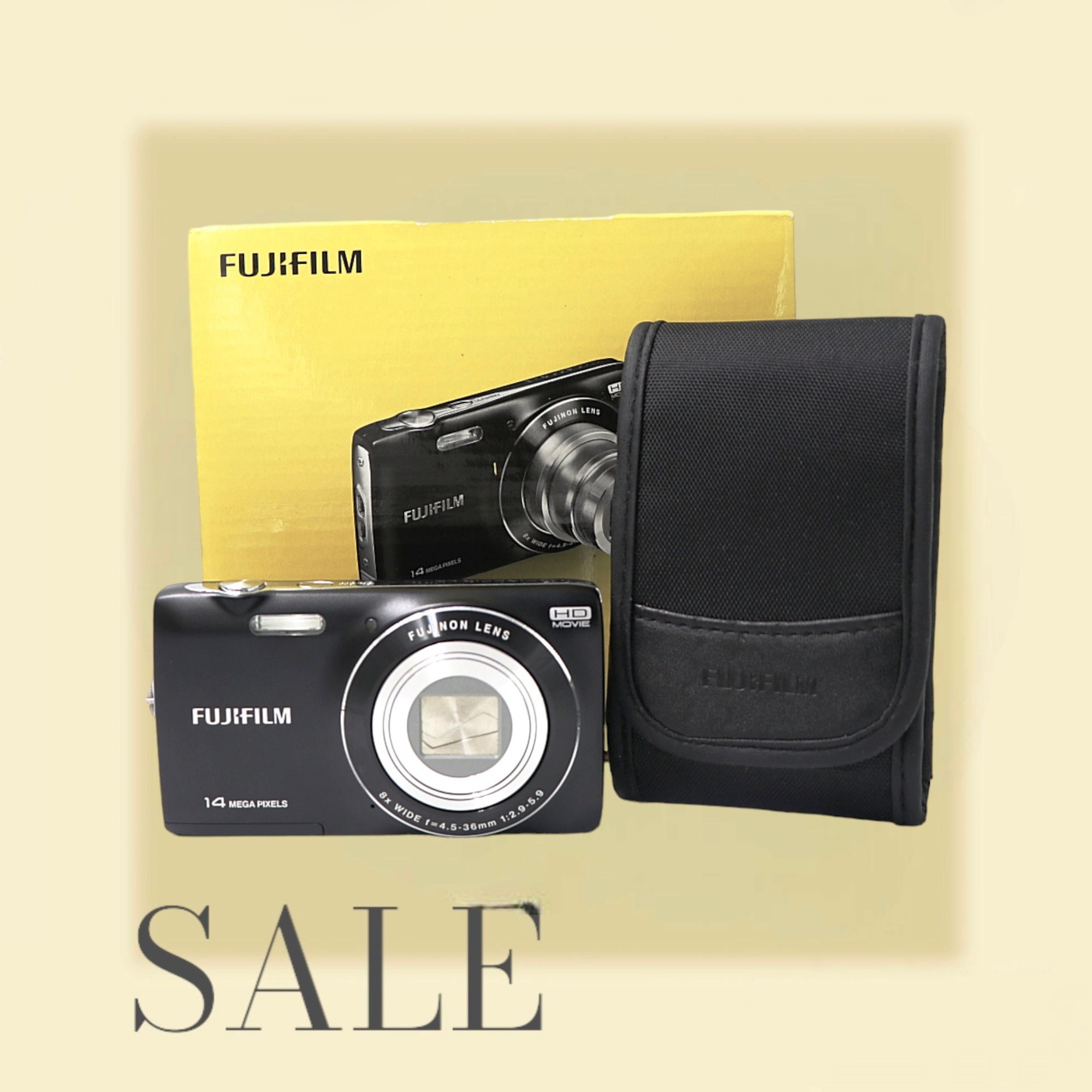 Fujifilm Finepix JZ100 Black With Box - Vintage Digital