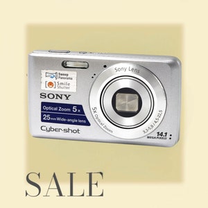 Sony Cyber-Shot DSC-W520 silver - Vintage digital camera. Point and Shoot Camera. Tested