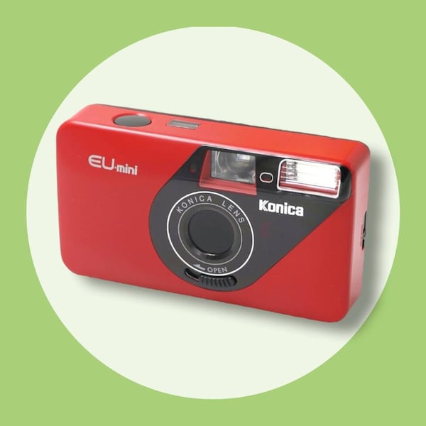 Konica EU-mini Red Edition with box - Vintage compact Film camera