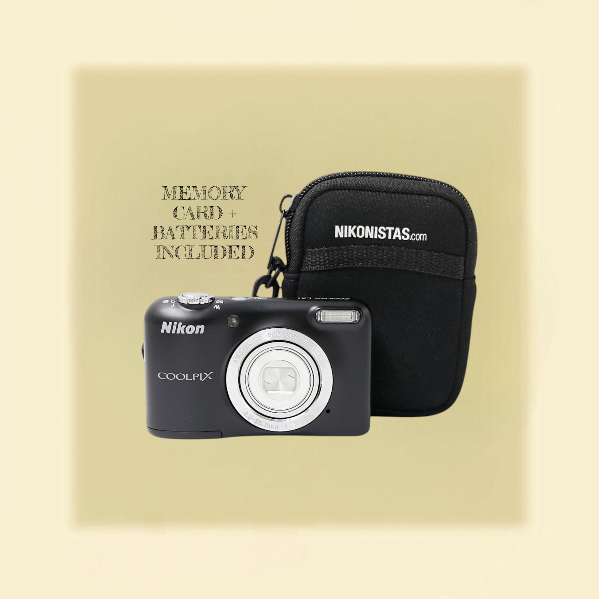 Nikon Coolpix L31 Black - Vintage Digital Camera. Point and Shoot