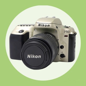 Nikon F50 with lens - Vintage SLR Film camera