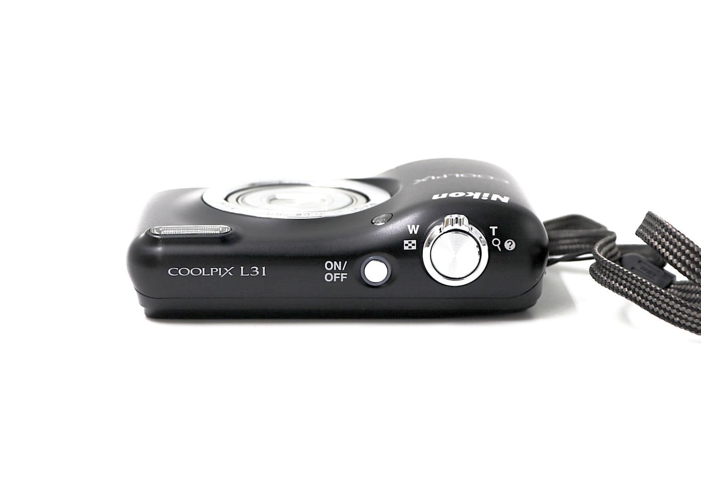 Nikon Coolpix L31 Black - Vintage Digital Camera. Point and Shoot