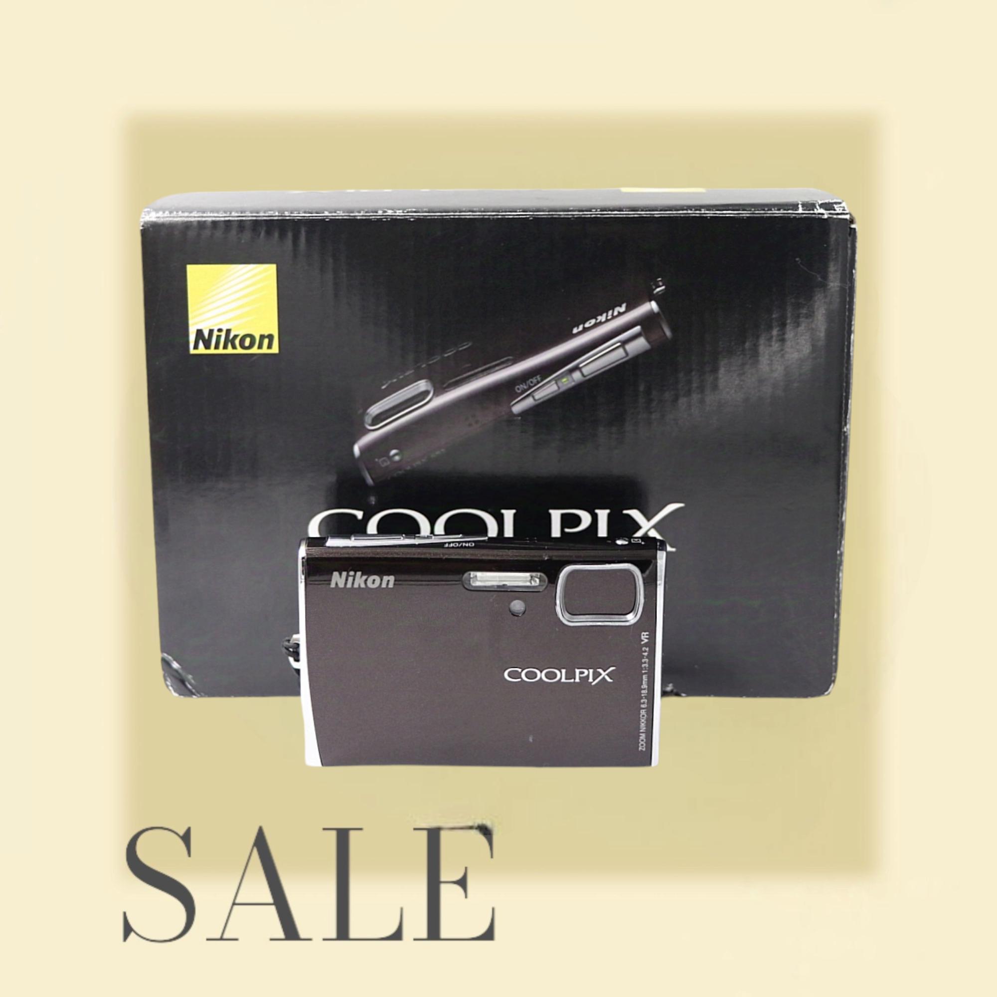 Nikon Coolpix S52 Brown With Box - Vintage Digital Camera