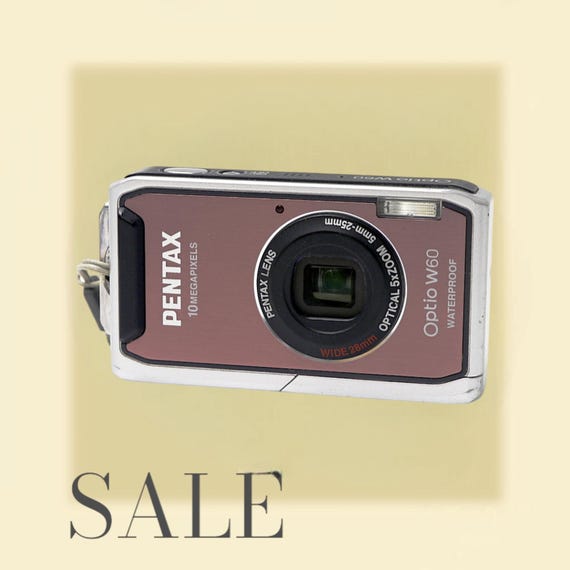 Pentax Optio W60 Reddish Brown - Ultra-compact Vintage