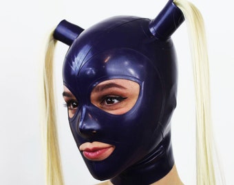 Latex Rubber Hood with Pigtail Tubes