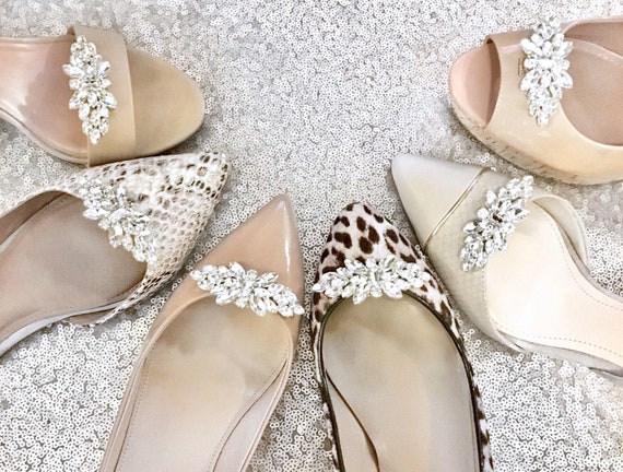 bridal shoe clips