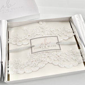 LIGHT IVORY Wedding Garter - Wedding Garter Set Bridal Garter - Style #F1819