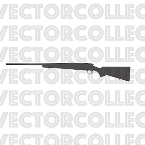 Hunting Rifle, Svg Dxf Eps Png, Clip Art, Instant Digital Download