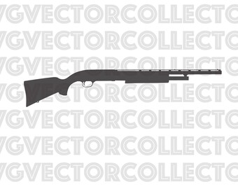 Hunting Shotgun, Svg Dxf Eps Png, Clip Art, Instant Digital Download