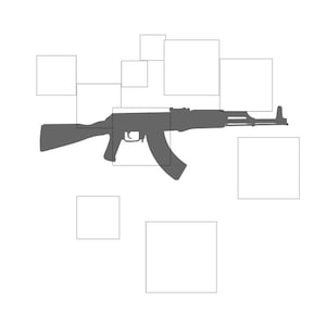 AK-47 SVG PNG-bestanden