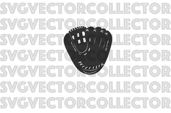 Download Baseball Glove Svg Dxf Eps Png Clip Art Instant Digital Etsy