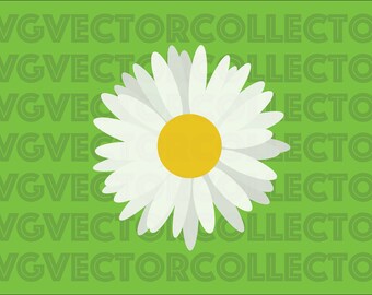 Daisy Flower, SVG DXF EPS Png, Clip Art, Instant  Digital Download